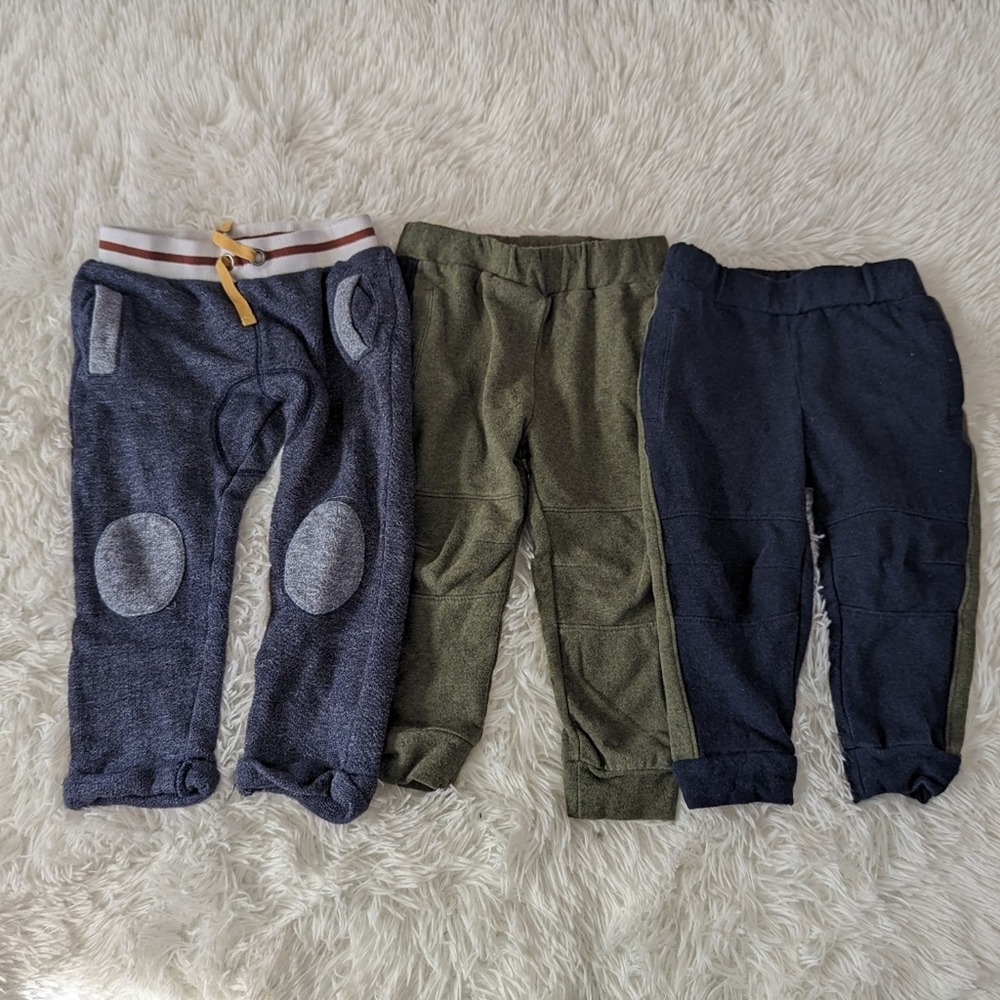 Deux Par Deux Boys Sweatpants Joggers 24 Months Three Included